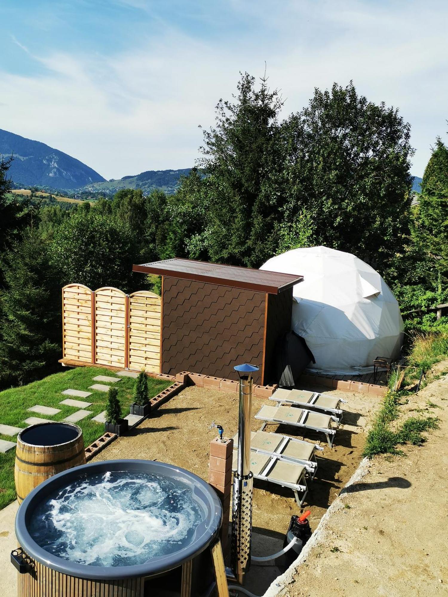Glamping Zazen Hotel Drumu Carului Eksteriør billede